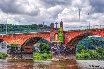 The Roman bridge in Trier